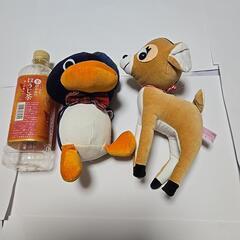 ペンギンとバンビ－ぬいぐるみ