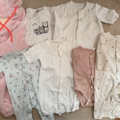 ベビー服　50-60cm中心　6着セット　Set of 6 Ba...