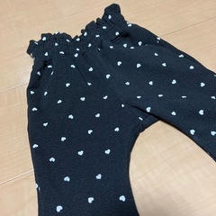【7/16値下げ‼️】👧キッズ服【バースデイ　cottoli】ハート柄パンツ　70㎝の画像