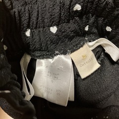 【7/16値下げ‼️】👧キッズ服【バースデイ　cottoli】ハート柄パンツ　70㎝の画像