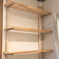 DIY収納  棚受けとレール※お話中です