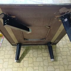 ガスクッキングテーブル（ガス器具撤去）足折り畳み式の画像