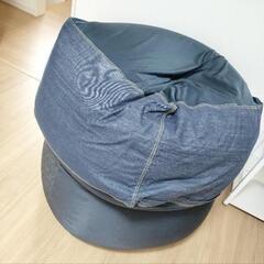 無印　からだにフィットするソファ2個　ビーズクッション