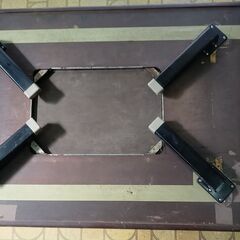 ガスクッキングテーブル（ガス器具撤去）足折り畳み式の画像