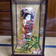 羽子板ガラスケース入り