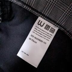 【美品】UNIQLO　UJチェック柄パンツの画像
