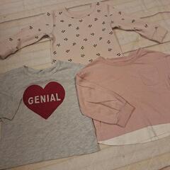 トップス 長袖 カットソー Tシャツ 90cm 90 さくらんぼ...
