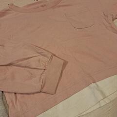 トップス 長袖 カットソー Tシャツ 90cm 90 さくらんぼ 無地 ハートの画像