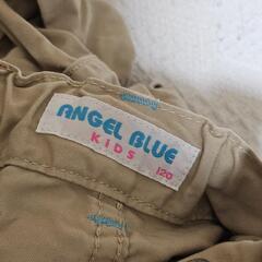 【120】エンジェルブルー angelBLUE サロペット オーバーオール 半ズボン 子供服の画像
