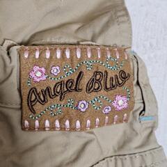 【120】エンジェルブルー angelBLUE サロペット オーバーオール 半ズボン 子供服の画像