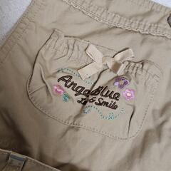 【120】エンジェルブルー angelBLUE サロペット オーバーオール 半ズボン 子供服の画像