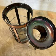 【香港製】 《美品》 オイルランプ 吊り下げ ランタン アンティーク アルコールランプ レトロ N0827の画像