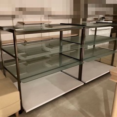 無料で🙆残り1台！店舗什器ディスプレイ用品！オシャレなガラス板