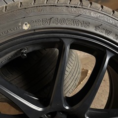 work18インチタイヤ付きホイール 225/40R18 5x100PCD100の画像