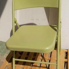 ☆おしゃれなオールスチール製折り畳みチェア☆