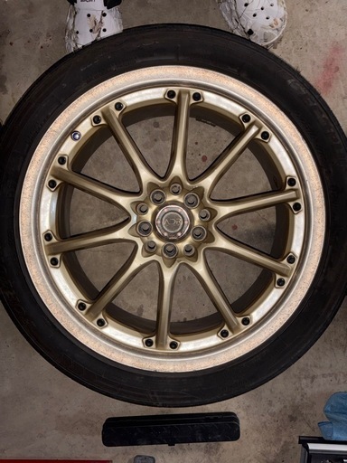 レイズ ボルクレーシング18インチタイヤ付き ホイール 225/45R18