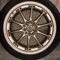 レイズ ボルクレーシング18インチタイヤ付き ホイール 225/45R18の画像