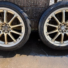 レイズ ボルクレーシング18インチタイヤ付き ホイール 225/45R18の画像