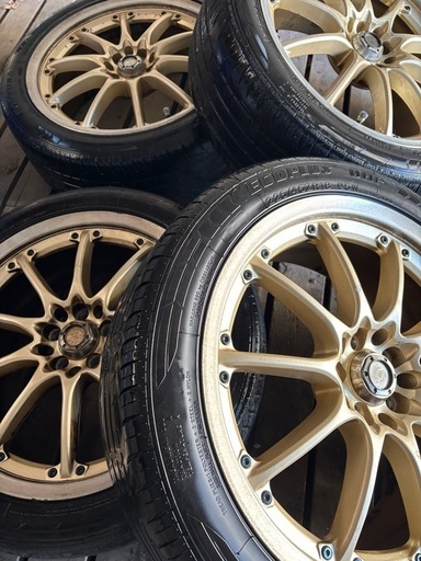 レイズ ボルクレーシング18インチタイヤ付き ホイール 225/45R18