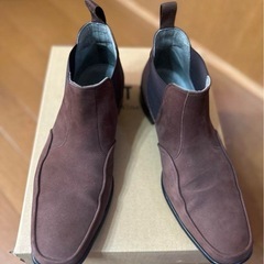 BURBERRY BLACK LABEL サイドゴアブーツ 26.5cmの画像