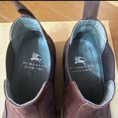 BURBERRY BLACK LABEL サイドゴアブーツ 26.5cmの画像
