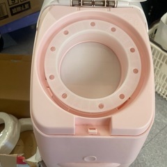 週末まで値下がり中、Aprica(アップリカ) 強力消臭紙おむつ処理ポット ごみ箱 ニオイポイ NIOI-POI ペールピンク PK の画像