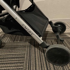 ベビーカー　赤　スマイビー・コンパクト　5.4kgの画像