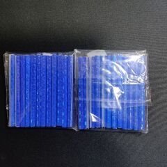 【新品】スポークリフレクター　自転車用反射板　24本セット　ブルー　青　②の画像