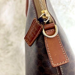 美品 セリーヌ マカダム ブラゾン柄 ミニ トートバッグ ハンドバッグの画像