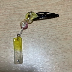 ハンドメイド カラフルレジンヘアクリップの画像