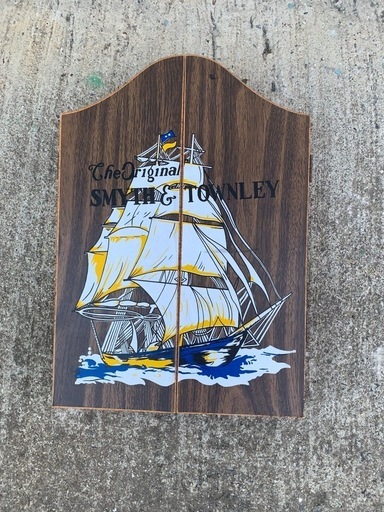 アンティークRETONICダーツCheOrigina SMYTH&TOWNLEY 木製家具調ダーツ　ヨットデザイン アンティークRETONICダーツCheOrigina SMYTH&TOWNLEY 木製家具調ダーツ