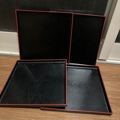 ⭕️確定…正方形のお盆4個