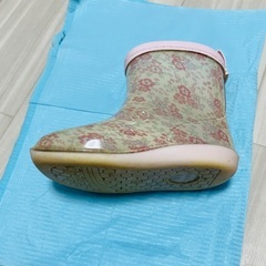 バースデイ　conoco長靴　15cm ピンク 名前記入なしの画像