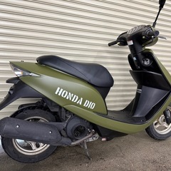HONDA ホンダ Dio ディオ 4ストAF62 現状 実働車両 モスグリーン ミリタリー の画像