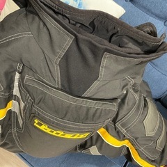 タイチ　ライダースジャケット　ブラック&イエローの画像