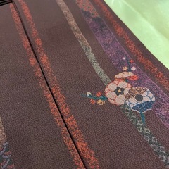 道中着　　ちりめん　着物の画像