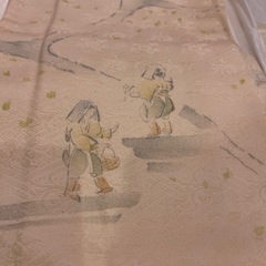 大島紬　りんず　付け下げ