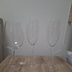 ワイングラス×3