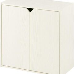 最終値引き！！未使用未開封キューブボックス 扉 収納棚 スタッキング 収納 棚 マルチラック おしゃれ　可愛い　ホワイト　4段　セット価格の画像
