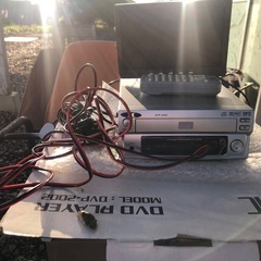 車積用　DVD プレイヤー&モニター
