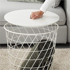 【希少・大容量】IKEA 収納ラウンドテーブル