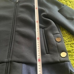 【美品】DoClasse ジップアップ　ブルゾン　サイズ7号　ネイビーの画像