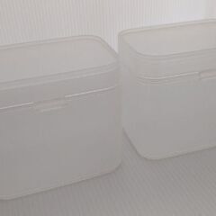 フタつき収納ケース　2個セット