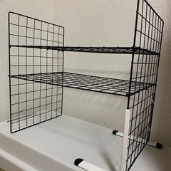 自作収納ラックの画像