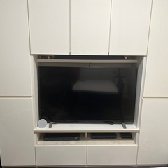 お値下げ！50インチ液晶テレビ付き！ニトリ　壁収納　テレビ台　3...