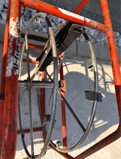 引き取り可能】プロメイト 電気リールスタンド ケーブルリール 工事用  