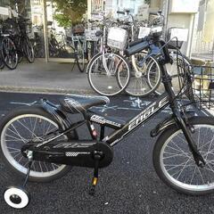 中古子供自転車３５３１　１８インチ　ギヤなし　 身長１０６㎝前後...