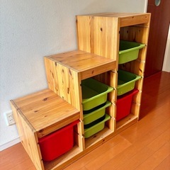 IKEA TROFAST 階段型 子供用 収納家具