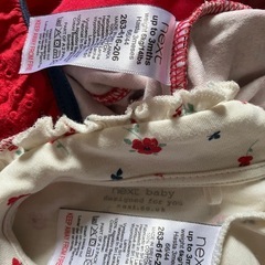【バラ売り】美品 next 花柄ロンパース 3ヶ月の画像
