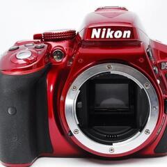 【超美品】Nikon D5300 レッド ダブルレンズ シャッター数110回以下の画像